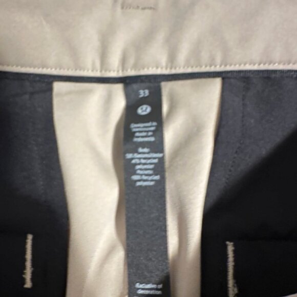 Lululemon Men's Commission Pant Classic 32" * Sz 33 - Warpstreme In Trench - Picture 5 of 5